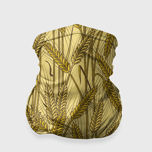 Бандана Винтажные колоски пшеницы / 3D-принт – фото 1