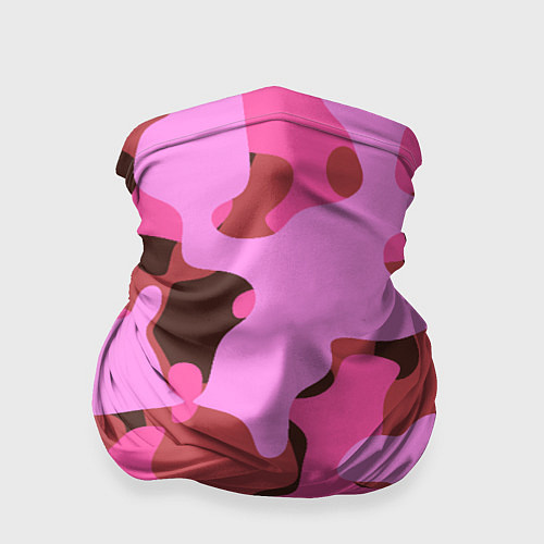 Бандана Абстракция в розовых тонах / 3D-принт – фото 1