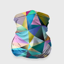 Бандана-труба Полигональная текстура, цвет: 3D-принт