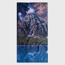Бандана-труба Горы и лес у озера, цвет: 3D-принт — фото 2