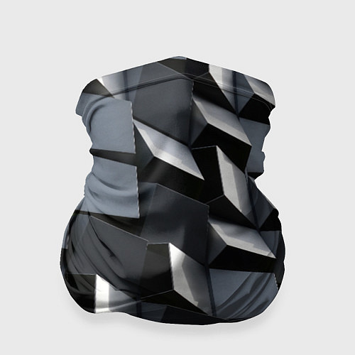 Бандана Выпирающие кубы - металлическая броня / 3D-принт – фото 1