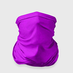 Бандана-труба Неоновый розово-сиреневый текстурированный, цвет: 3D-принт