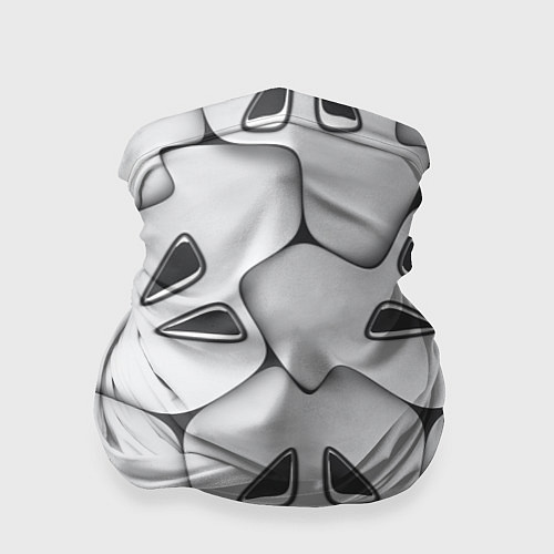 Бандана Металло-чешуйчатая серая броня / 3D-принт – фото 1