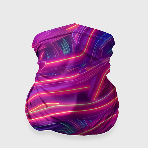 Бандана Neon waves / 3D-принт – фото 1