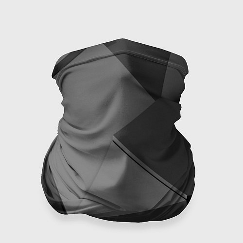 Бандана Серые геометрические фигуры / 3D-принт – фото 1