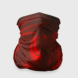 Бандана-труба Темно красные волны, цвет: 3D-принт