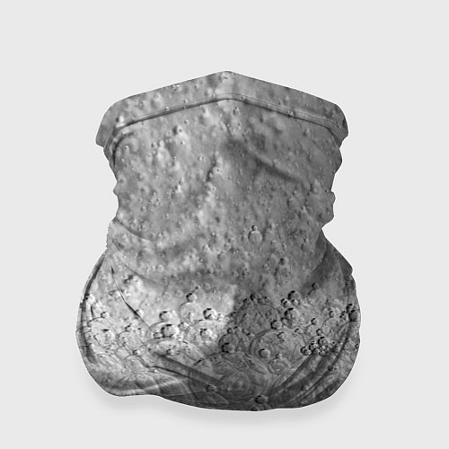 Бандана Серая поверхность жидкой планеты / 3D-принт – фото 1