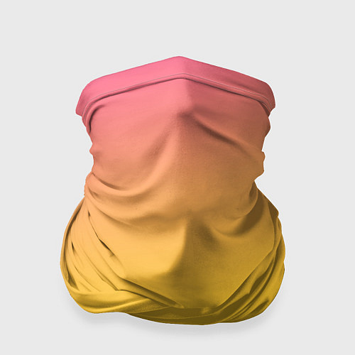 Бандана Красивый оранжевый градиент / 3D-принт – фото 1