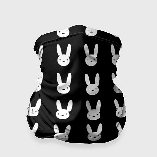 Бандана Bunny pattern black / 3D-принт – фото 1