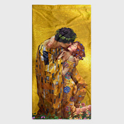 Бандана-труба Густав Климт Поцелуй, цвет: 3D-принт — фото 2