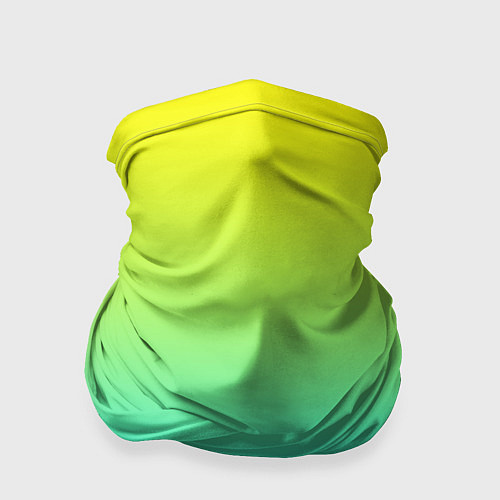 Бандана Светло-голубой градиент / 3D-принт – фото 1