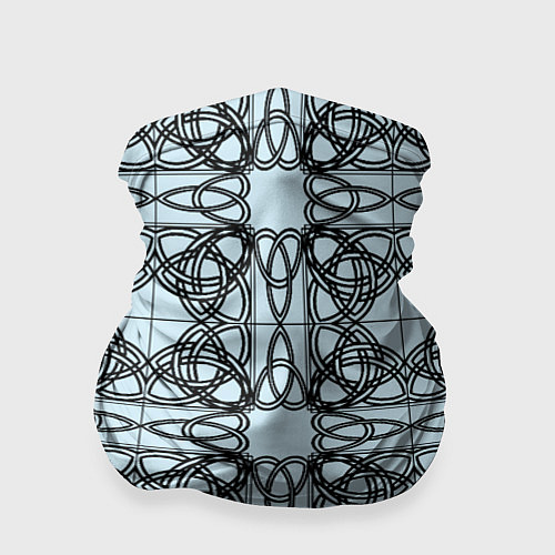 Бандана Трилистник орнамент в круге / 3D-принт – фото 1