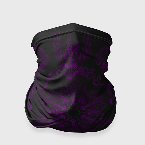 Бандана Фиолетовый узор / 3D-принт – фото 1