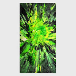 Бандана-труба Fractal green explosion, цвет: 3D-принт — фото 2