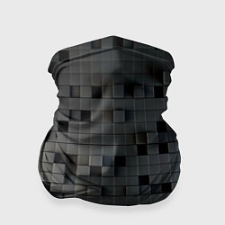 Бандана-труба Digital pixel black, цвет: 3D-принт