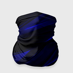 Бандана-труба Geometry blue stripes, цвет: 3D-принт