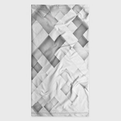 Бандана-труба Серые кубы на белом, цвет: 3D-принт — фото 2