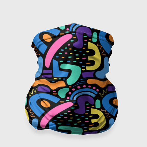 Бандана Multicolored texture pattern / 3D-принт – фото 1