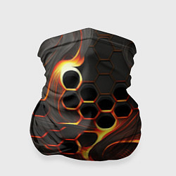 Бандана-труба Огненная сетка, цвет: 3D-принт