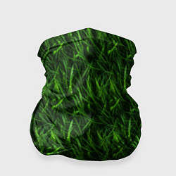 Бандана-труба Сочный узор из зеленой травки, цвет: 3D-принт