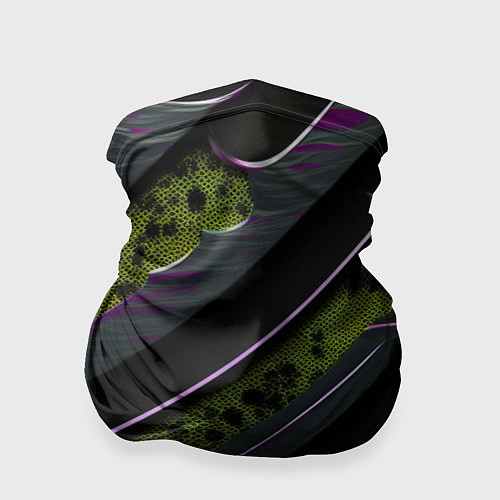 Бандана Текстура с зелеными вставками / 3D-принт – фото 1