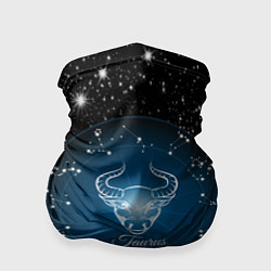 Бандана-труба Телец знак зодиака на звездном небе, цвет: 3D-принт