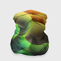 Бандана-труба Объемная радужная поверхность, цвет: 3D-принт
