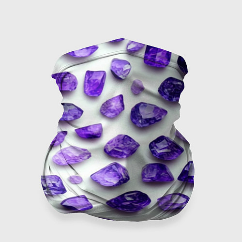 Бандана Россыпь аметистов / 3D-принт – фото 1
