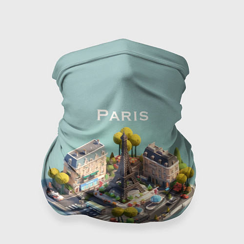 Бандана Paris Isometric / 3D-принт – фото 1