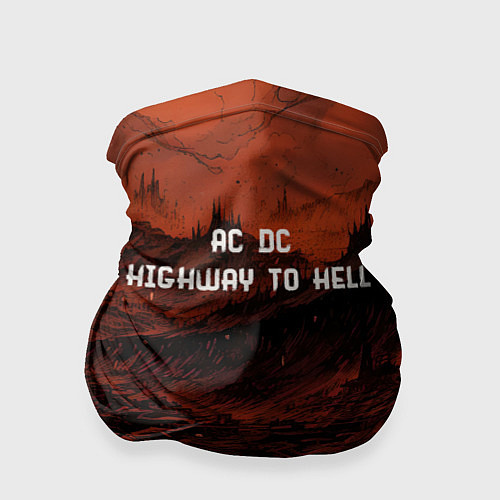 Бандана AC DC Highway to hell / 3D-принт – фото 1