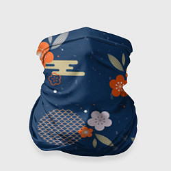 Бандана-труба Орнамент японского кимоно, цвет: 3D-принт