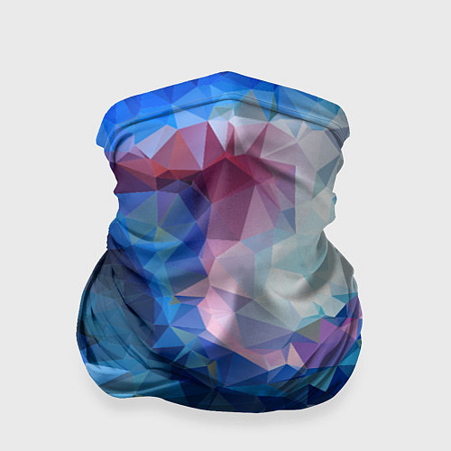 Бандана Blue mosaic / 3D-принт – фото 1
