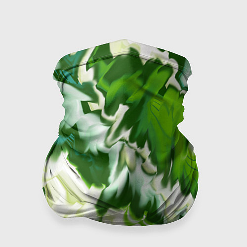 Бандана Зеленые штрихи / 3D-принт – фото 1