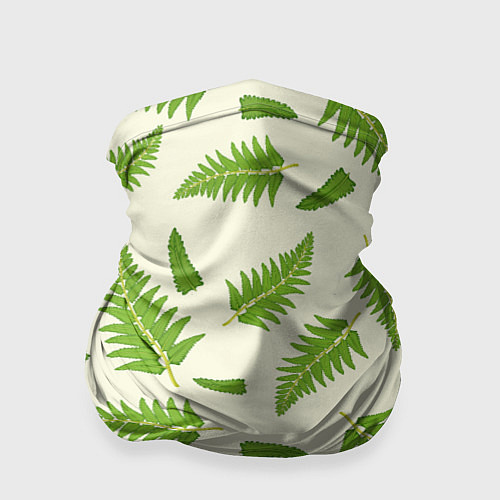 Бандана Лесной зеленый папоротник / 3D-принт – фото 1