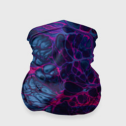 Бандана-труба Неоновая лава, цвет: 3D-принт