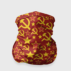 Бандана-труба СССР Серп и Молот, цвет: 3D-принт