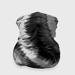 Бандана-труба Абстрактный узор в серых тонах, цвет: 3D-принт