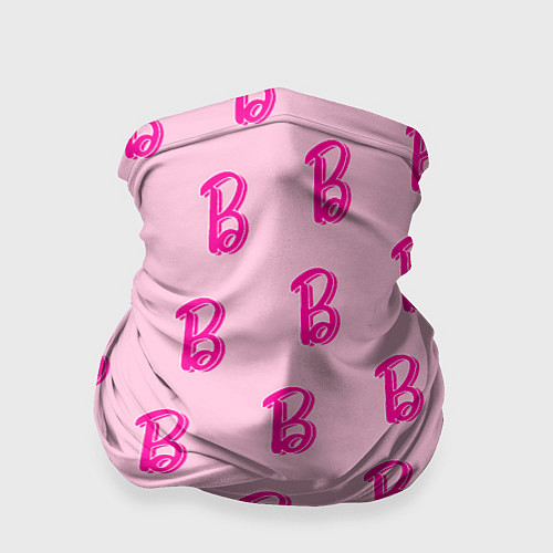 Бандана Барби паттерн буква B / 3D-принт – фото 1