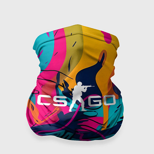 Бандана Counter Strike Go Logo Color / 3D-принт – фото 1