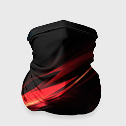 Бандана-труба Red black abstract, цвет: 3D-принт