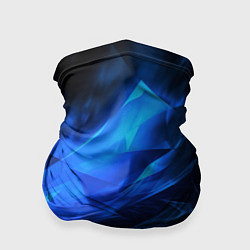 Бандана-труба Blue black background, цвет: 3D-принт