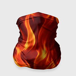 Бандана-труба Пламя огня, цвет: 3D-принт