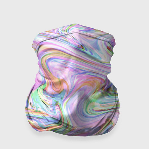 Бандана Абстрактные розовые волны / 3D-принт – фото 1