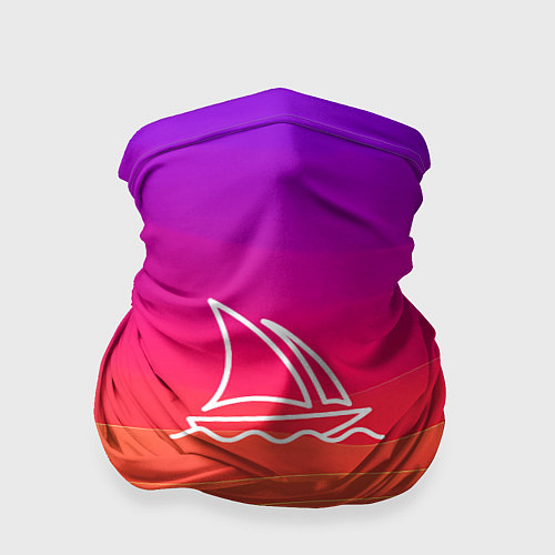 Бандана Midjourney Логотип с фоном / 3D-принт – фото 1