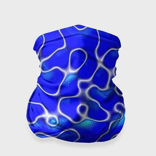 Бандана Синий волнистый рисунок / 3D-принт – фото 1
