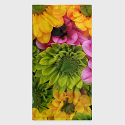 Бандана-труба Паттерн цветочный, цвет: 3D-принт — фото 2