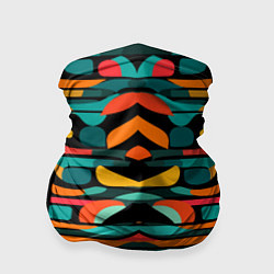 Бандана-труба Абстрактный красочный паттерн - мода, цвет: 3D-принт