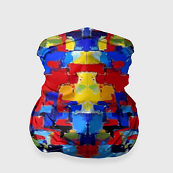 Бандана-труба Colorful abstraction - vogue - paint, цвет: 3D-принт