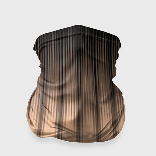 Бандана Персиковый полосатый градиент / 3D-принт – фото 1