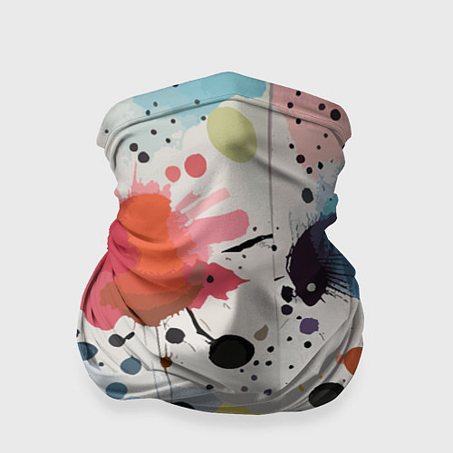 Бандана Colorful blots - vogue - abstraction / 3D-принт – фото 1
